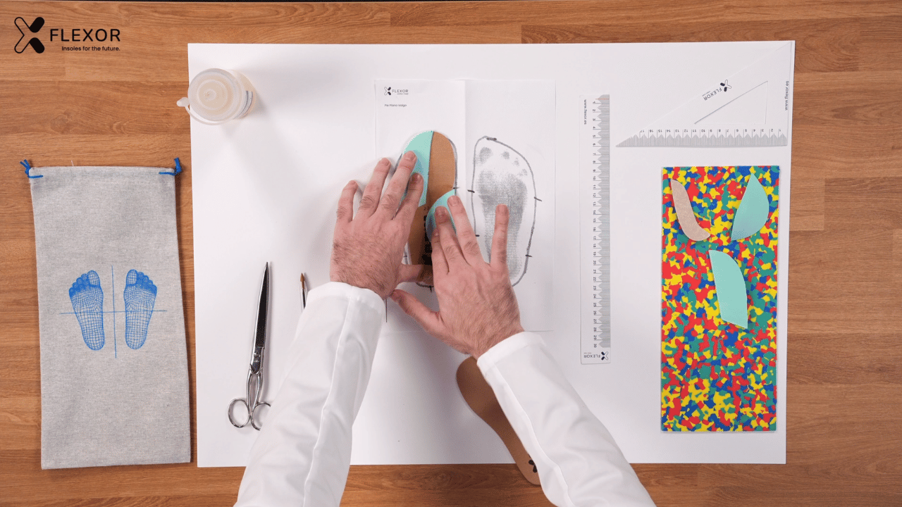 Plano detalle - Formación plantillas pie